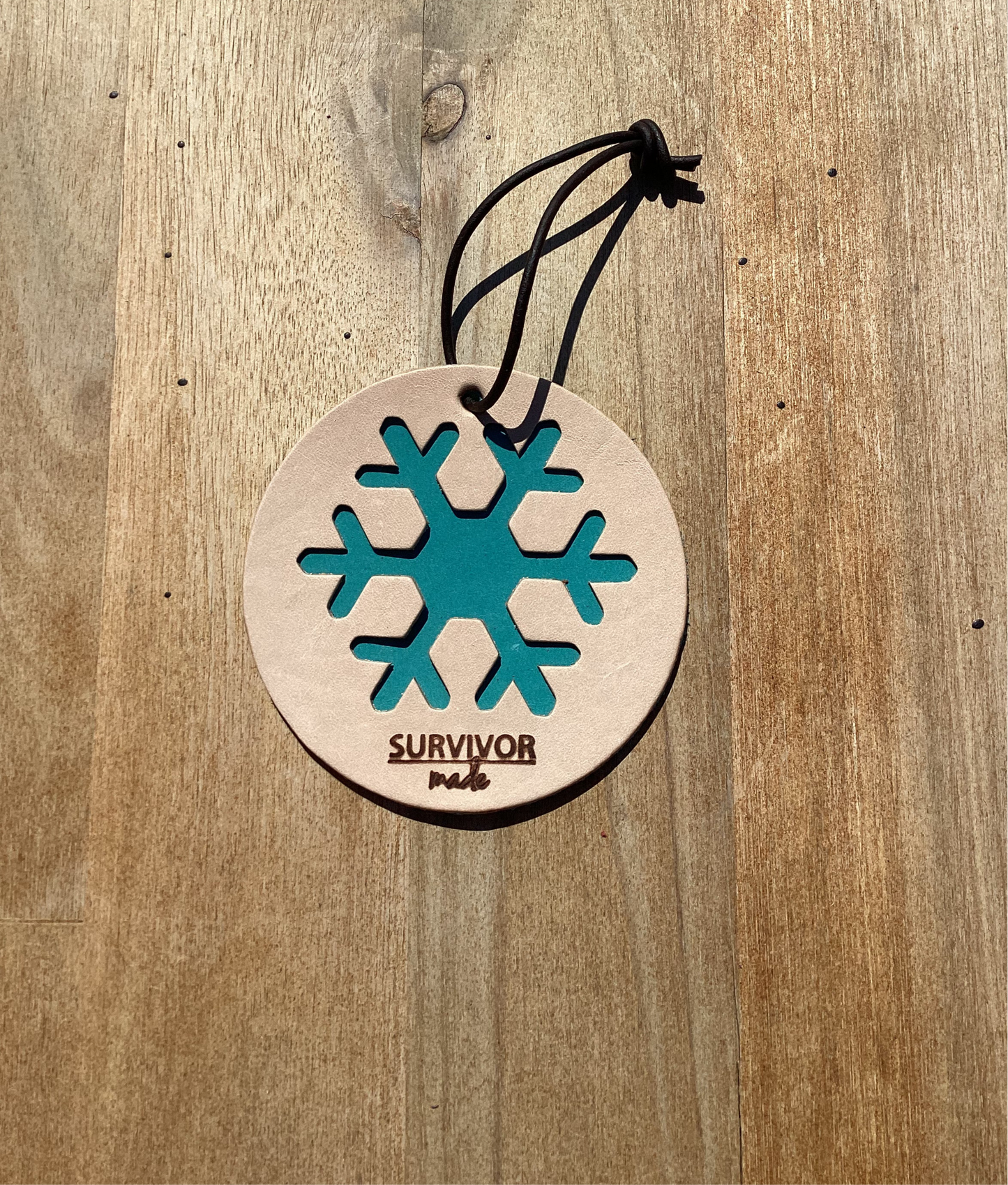Snowflake Ornament Turquoise