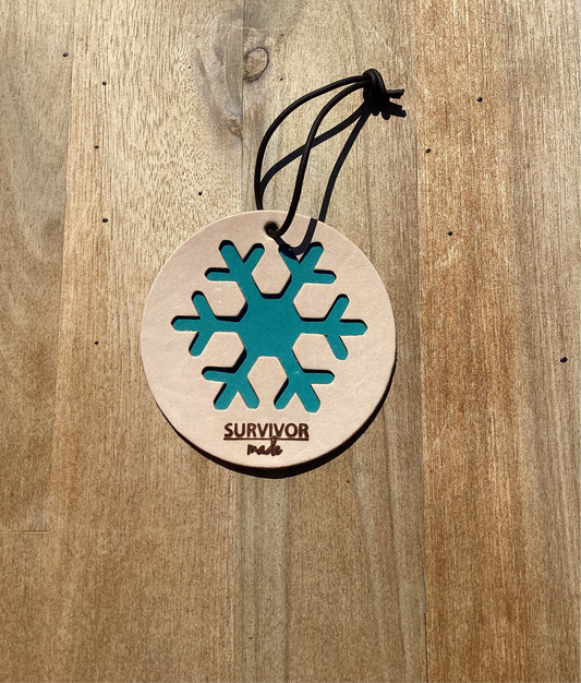 Snowflake Ornament Turquoise