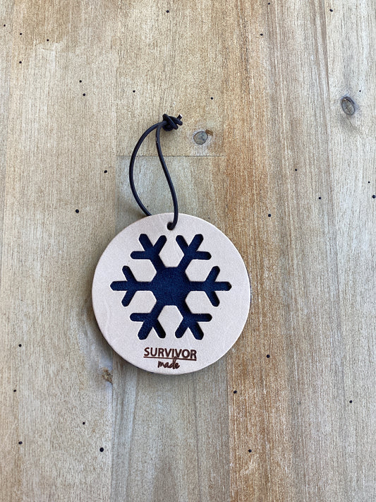 Snowflake Ornament Navy