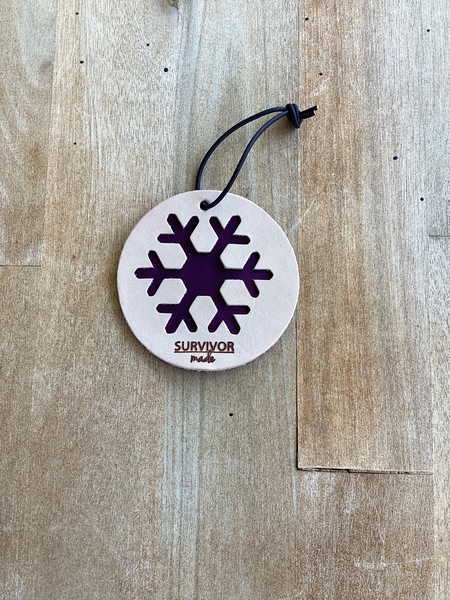 Snowflake Ornament Purple