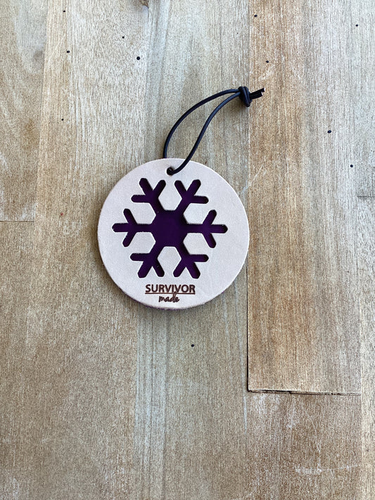 Snowflake Ornament Purple