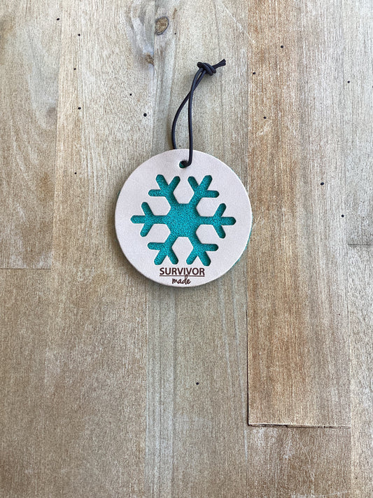 Snowflake Ornament Teal