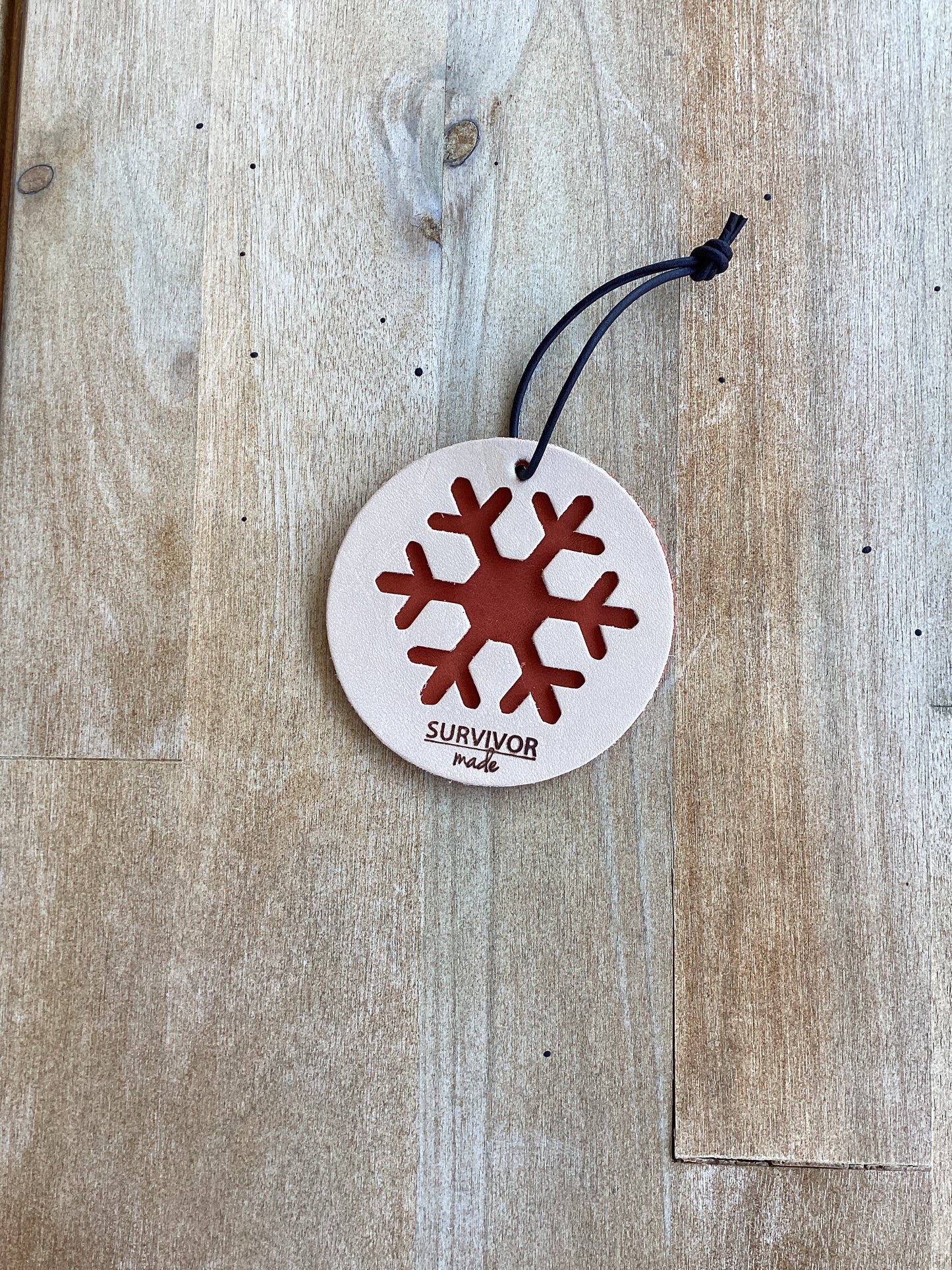Snowflake Ornament Rust