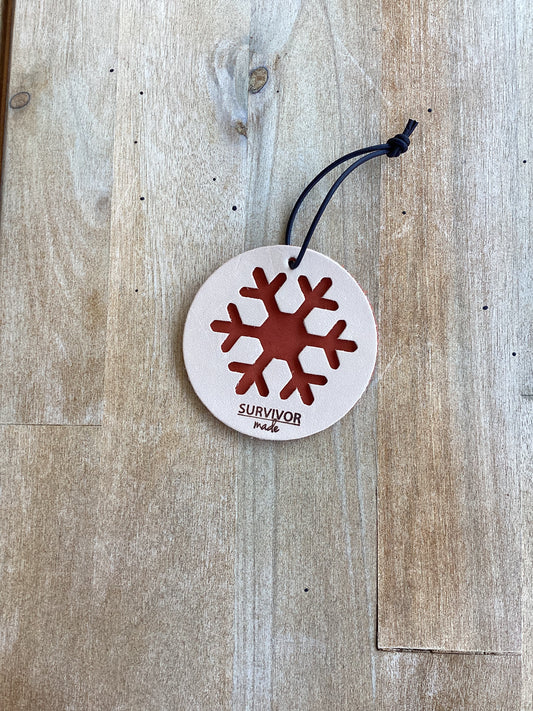 Snowflake Ornament Rust