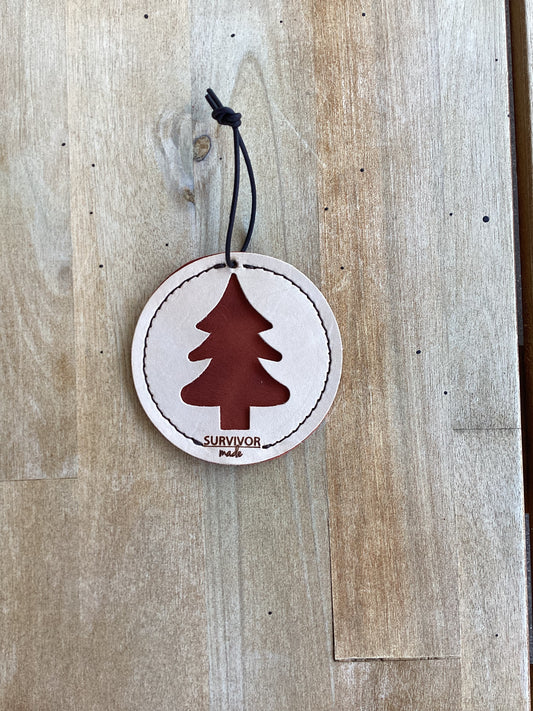 Christmas Tree Ornament Deep Red
