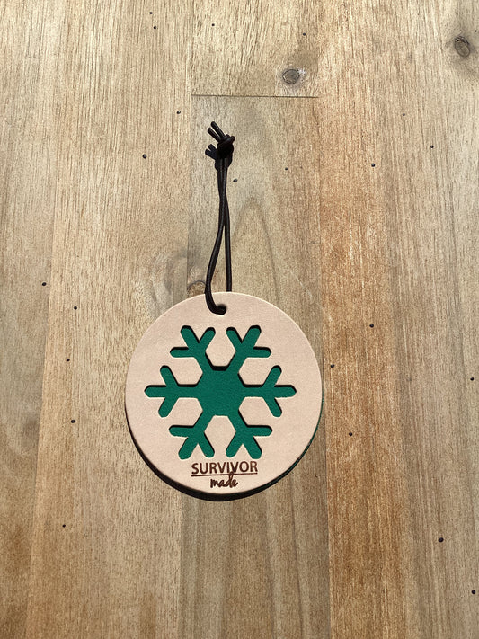 Snowflake Ornament Green