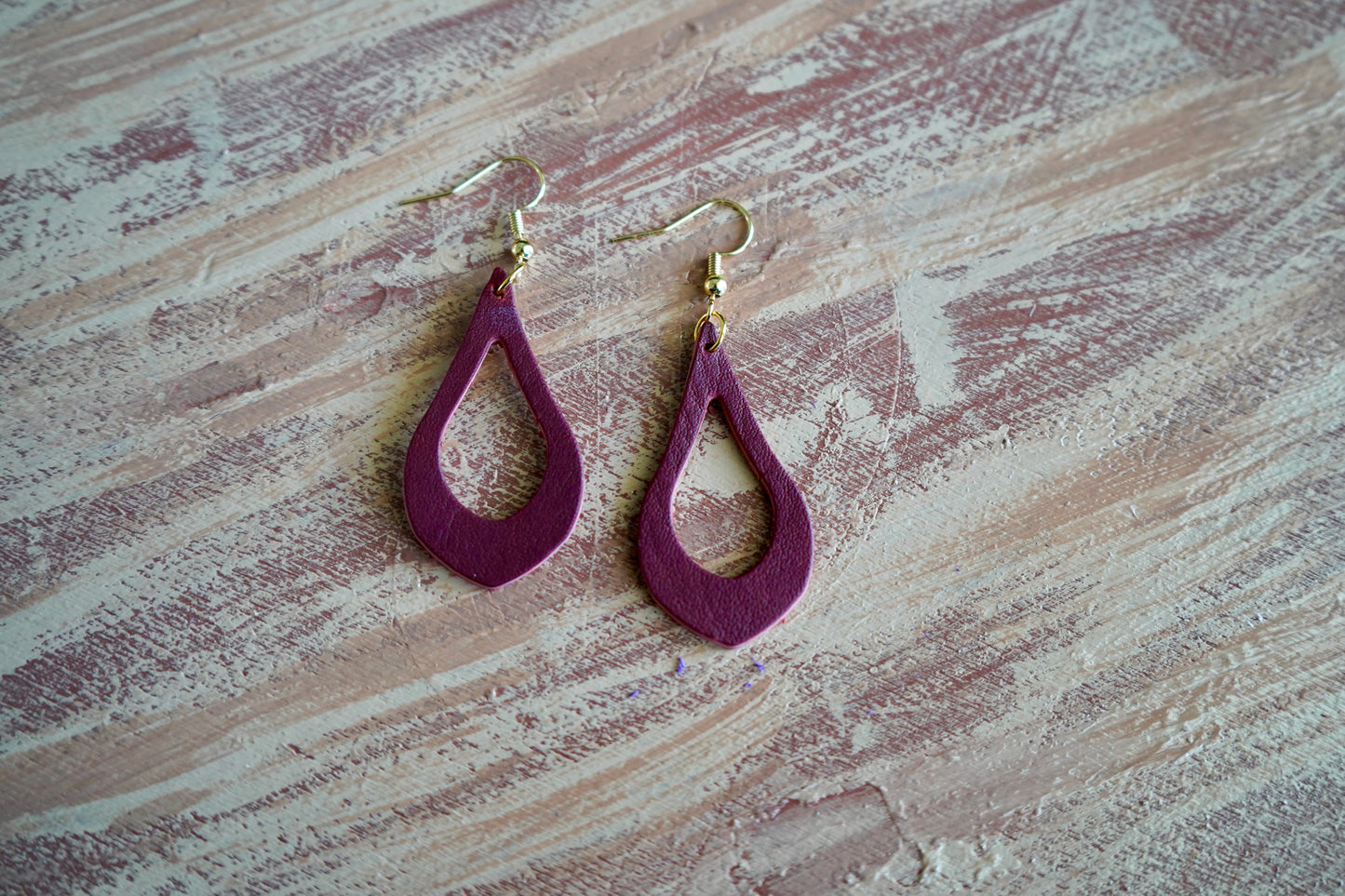 Open-Teardrop Earrings