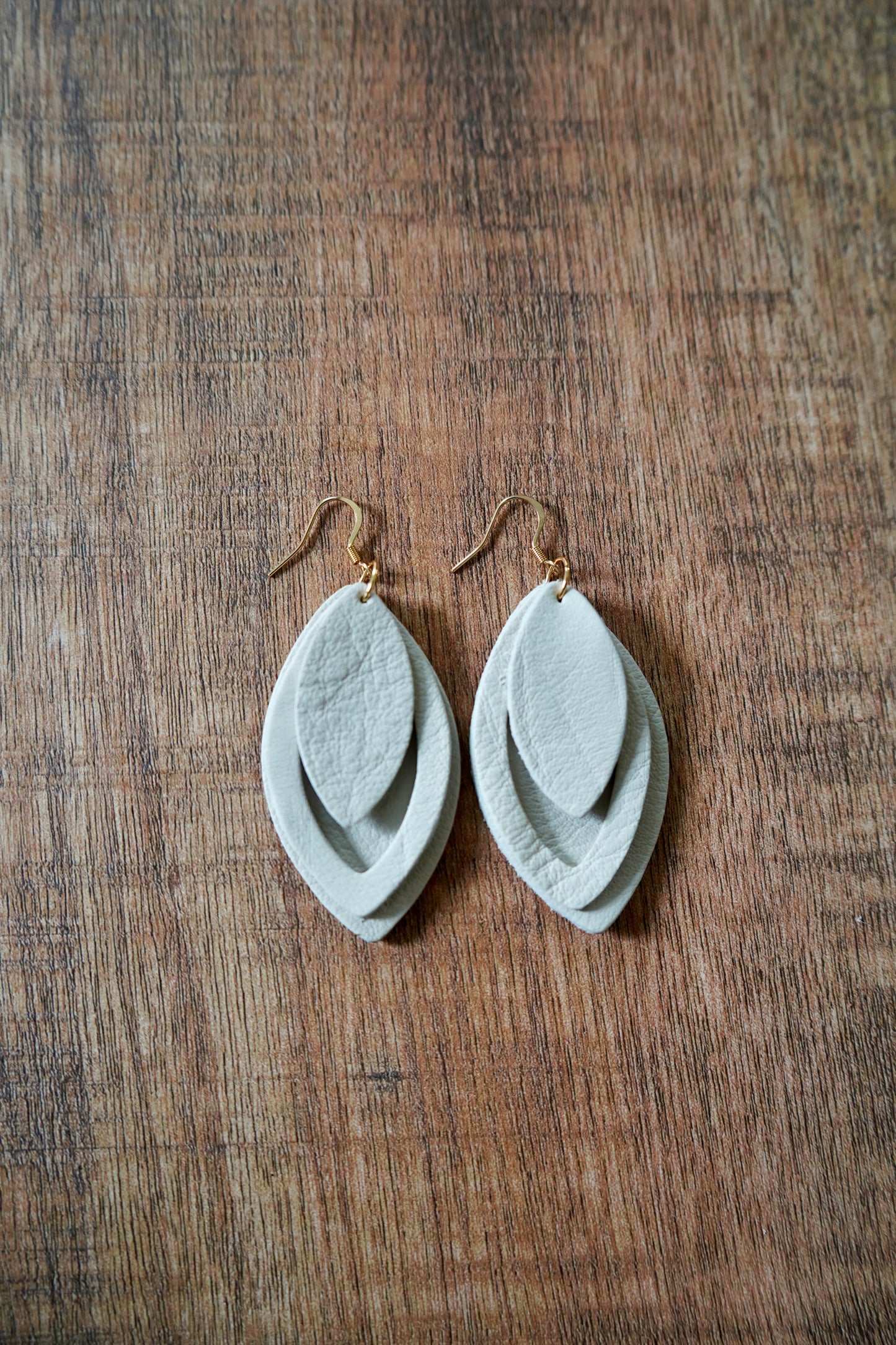 Soft Italian Triple-Layered Chime Earring