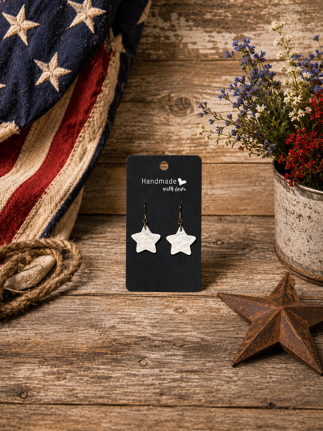 Survivor Star Earrings