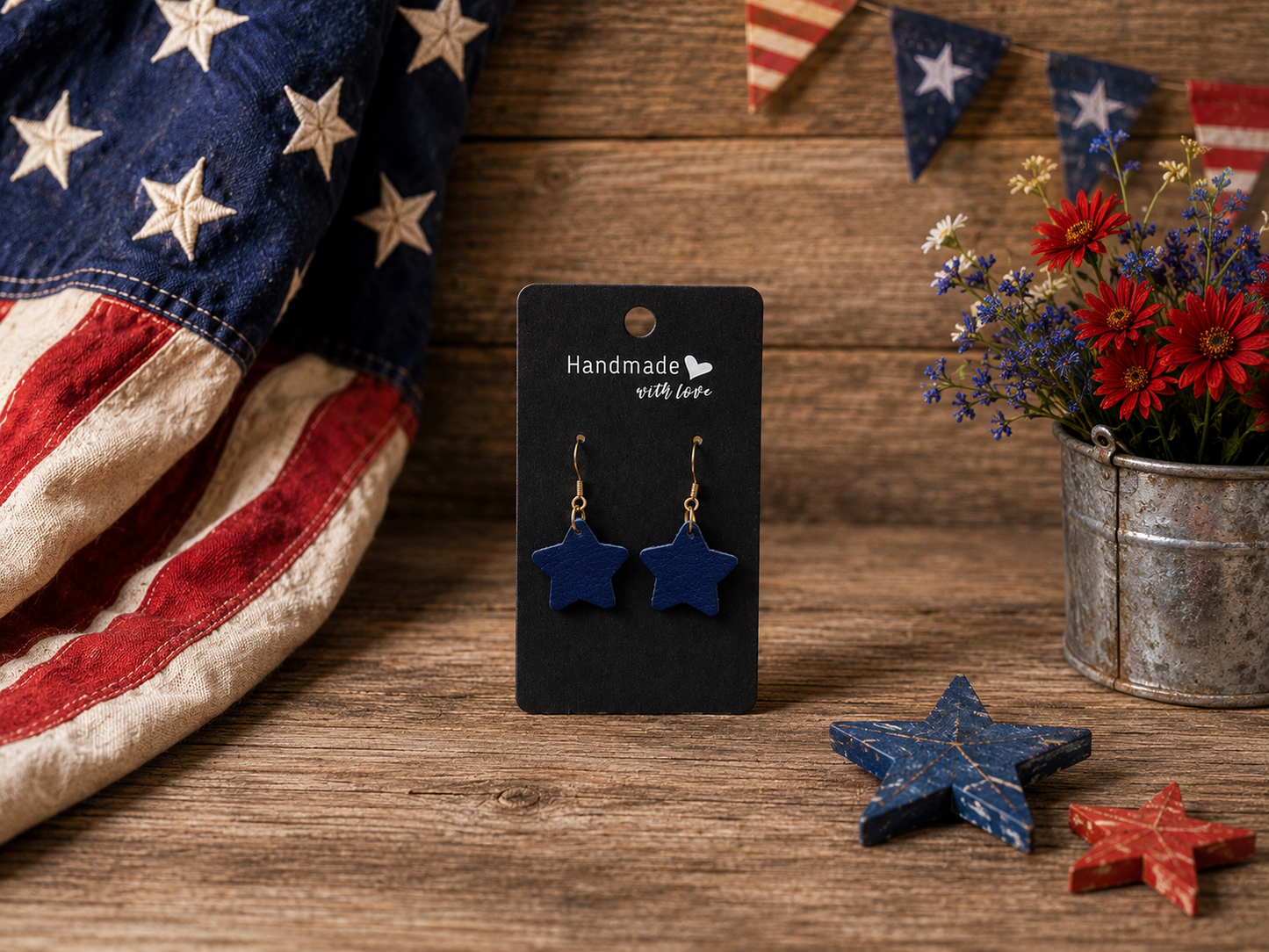 Survivor Star Earrings