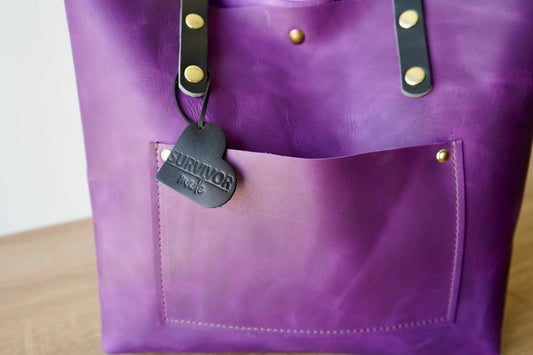 Purple Large Tote