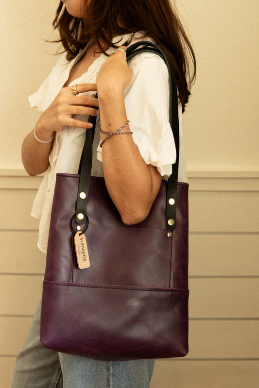 Purple Denver Commuter Bag