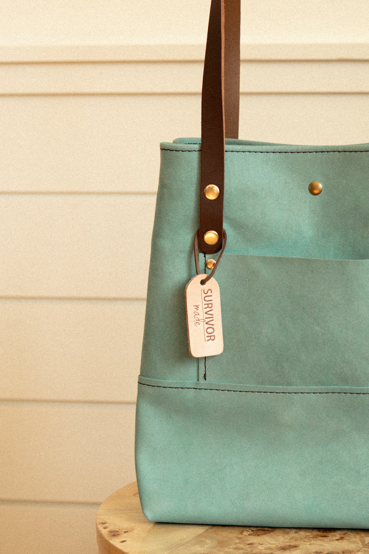 Turquoise Denver Commuter Bag