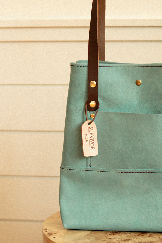 Turquoise Denver Commuter Bag