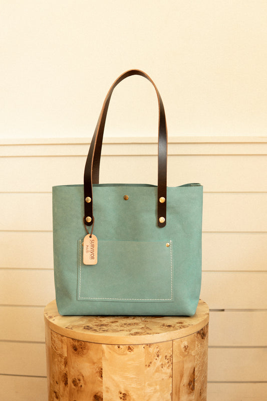 Turquoise Denver Large Tote
