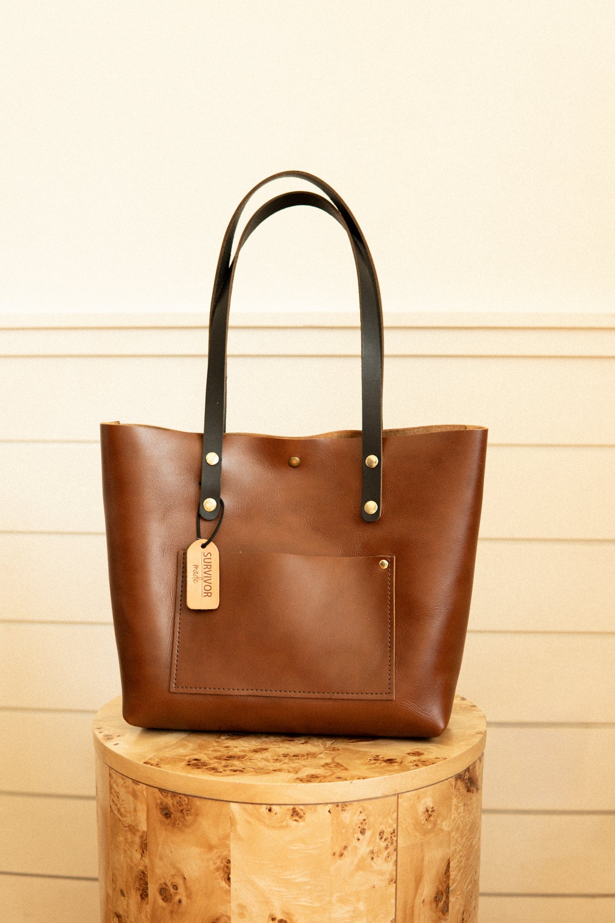 Vermont Cognac Large Tote