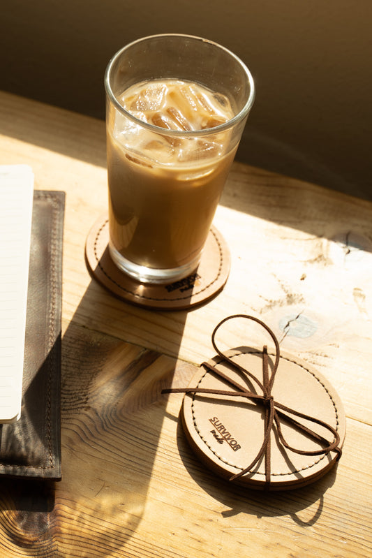 Leather Coasters (Set of 4)