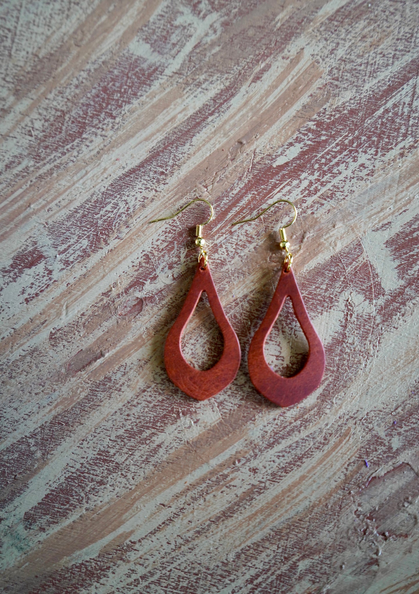 Open-Teardrop Earrings