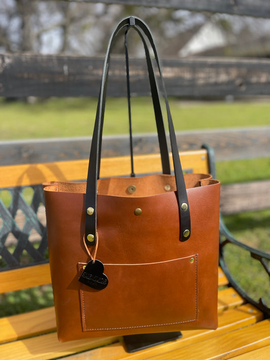 Vermont Cognac Large Tote